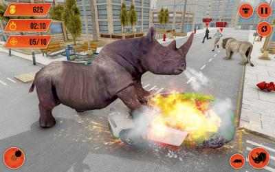 Screenshot 7 Gorilla City Rampage: Angry Animal Attack Game android