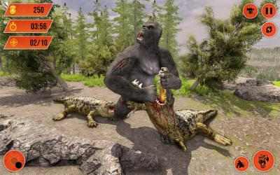 Captura de Pantalla 8 Gorilla City Rampage: Angry Animal Attack Game android