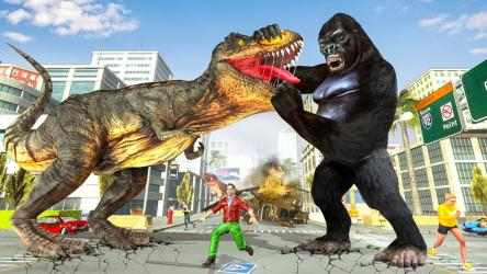 Screenshot 2 Gorilla City Rampage: Angry Animal Attack Game android