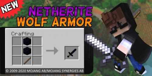 Captura 6 Nethrite Armored Wolf Mod for MCPE [Nether Wolf] android
