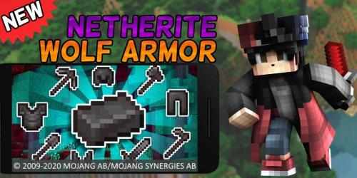 Captura 5 Nethrite Armored Wolf Mod for MCPE [Nether Wolf] android