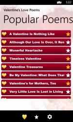 Captura de Pantalla 3 Valentine's Love Poems windows