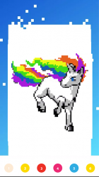 Screenshot 6 Unicorn Art Pixel - Color By Number android