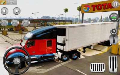 Screenshot 8 American Cargo Truck Simulator : Truck Driving Sim android