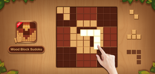 Capture 4 Wood Block Sudoku-Classic Free Brain Puzzle android