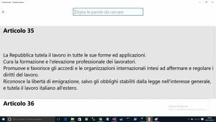 Captura de Pantalla 4 Costituzione - ProjectDuraLex windows