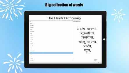 Captura 1 The Hindi Dictionary windows