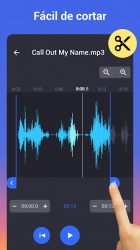 Captura de Pantalla 3 Editor de Audios: cortar audio android