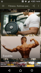 Captura 3 Fitness. Rutinas para el Gym android