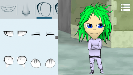 Captura de Pantalla 11 Creador de avatares: Chibi android