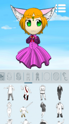 Captura de Pantalla 2 Creador de avatares: Chibi android