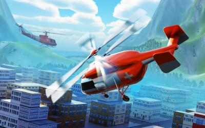 Image 1 Helicopter Flight Simulator 3D - Simulador de vuelo y conducir auto para heroes de policia windows