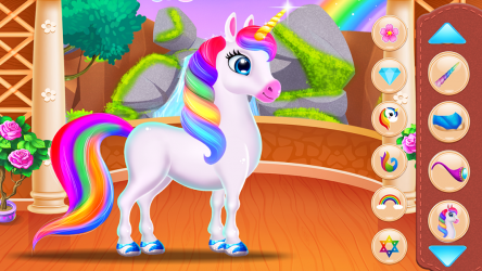Captura de Pantalla 7 Rainbow Baby Unicorn Pet android