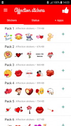 Screenshot 2 Affection stickers - WAStickerApps android