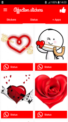 Captura de Pantalla 4 Affection stickers - WAStickerApps android
