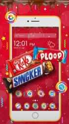 Captura de Pantalla 2 Lanzador HDChocolate, Candy tema android
