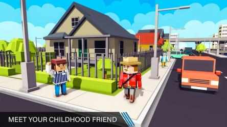 Captura de Pantalla 10 Virtual Blocky Life Town 3D android