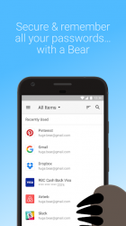 Screenshot 2 RememBear: Password Manager and Secure Wallet android