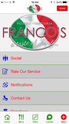 Captura de Pantalla 6 Franco's Italian Restaurant android