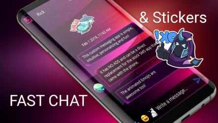 Screenshot 3 Color SMS para personalizar el chat android