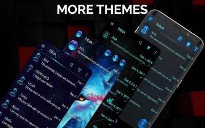 Captura 4 Neon messenger tema última versión 2021 android