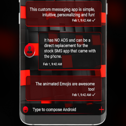 Imágen 1 Neon messenger tema última versión 2021 android