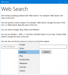Imágen 3 Web Search windows
