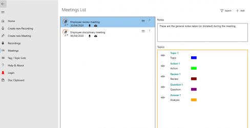 Screenshot 1 151-151 Meeting Manager windows
