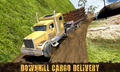 Captura de Pantalla 8 Up Hill Truck Driving Mania 3D android
