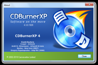 Screenshot 1 CDBurnerXP windows