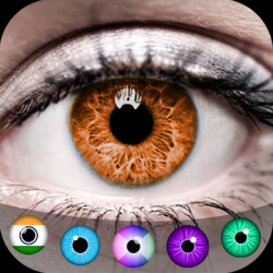 Screenshot 1 Cambiador de color de ojos android