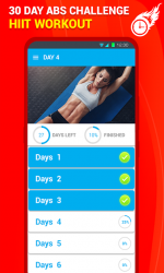 Captura 7 Six Pack Abs Workout 30 Day Fitness: HIIT Workouts android