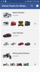 Captura de Pantalla 3 Vehicle Stickers for WhatsApp - WAStickerApps Pack android