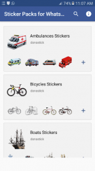 Captura 2 Vehicle Stickers for WhatsApp - WAStickerApps Pack android