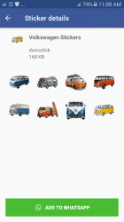 Captura de Pantalla 11 Vehicle Stickers for WhatsApp - WAStickerApps Pack android