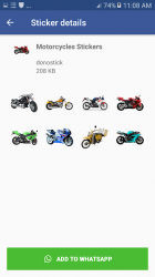 Captura de Pantalla 10 Vehicle Stickers for WhatsApp - WAStickerApps Pack android