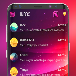 Imágen 1 Tema SMS de color para personalizar el chat android
