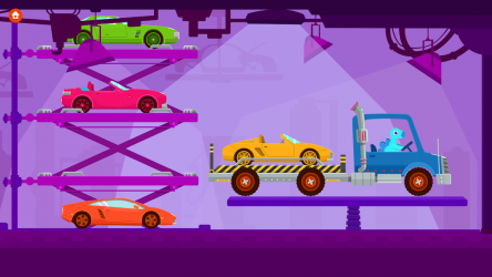 Screenshot 2 Camión de dinosaurio: Juegos para niños android