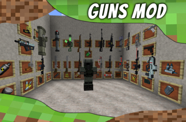Captura 8 Mod Guns for MCPE. Weapons mods and addons. android
