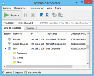 Imágen 3 Advanced IP Scanner windows