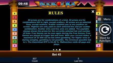 Screenshot 13 Book of Ra Free Casino Slot Machine windows