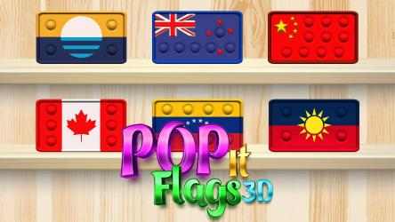 Screenshot 1 Pop It Flags 3D - DIY Antistress Calming Game windows
