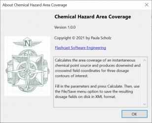 Captura de Pantalla 2 Chemical Hazard Area Coverage Calculator windows