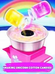 Captura 8 Unicorn Cotton Candy - Cooking Games for Girls android