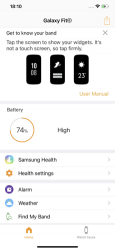 Captura 3 Samsung Galaxy Fit (Gear Fit) iphone