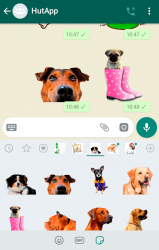 Captura de Pantalla 8 Stickers de perros WhatsApp android