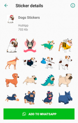 Imágen 6 Stickers de perros WhatsApp android