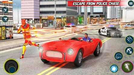 Screenshot 3 Speed robot crime simulator - Drone robot games android