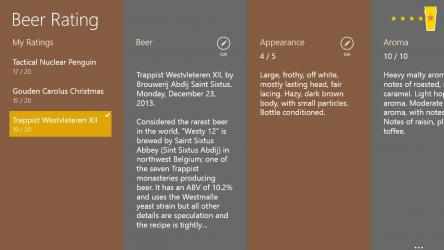 Screenshot 1 Beer Rating windows