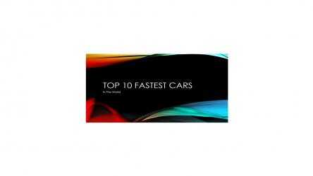 Captura 5 10 Fastest Cars windows